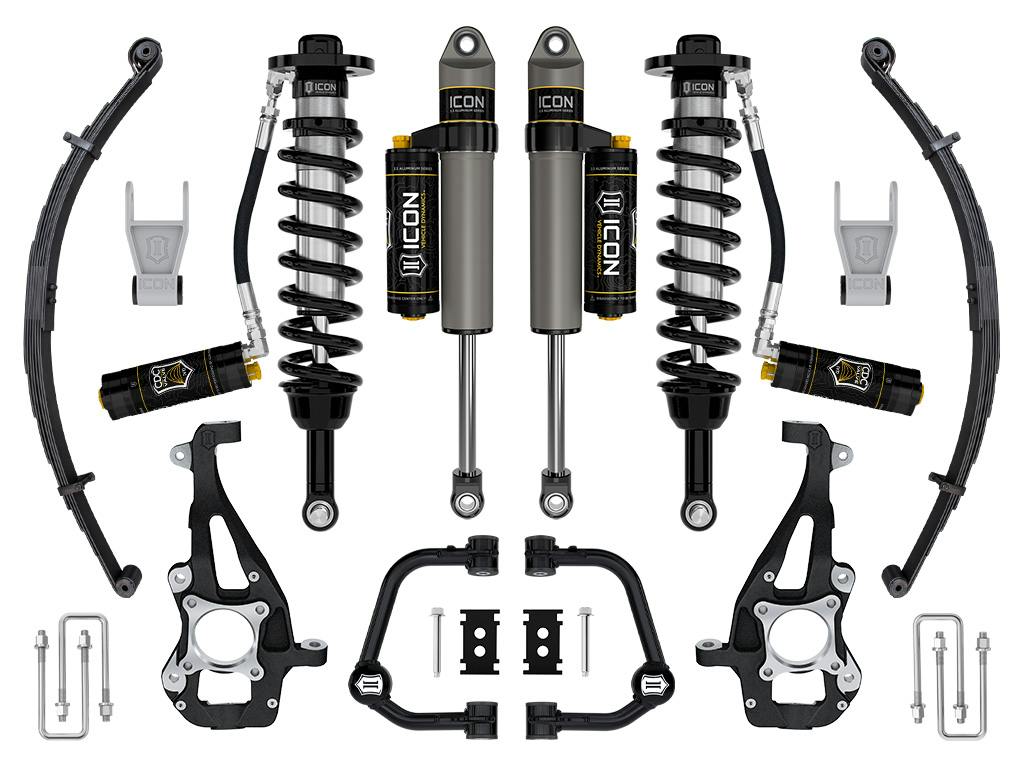 ICON Vehicle Dynamics K93144TL 21-26 FORD F150 4WD 3.5-4.5" STAGE 4 SUSPENSION SYSTEM TUBULAR CDCV LEAF PACK