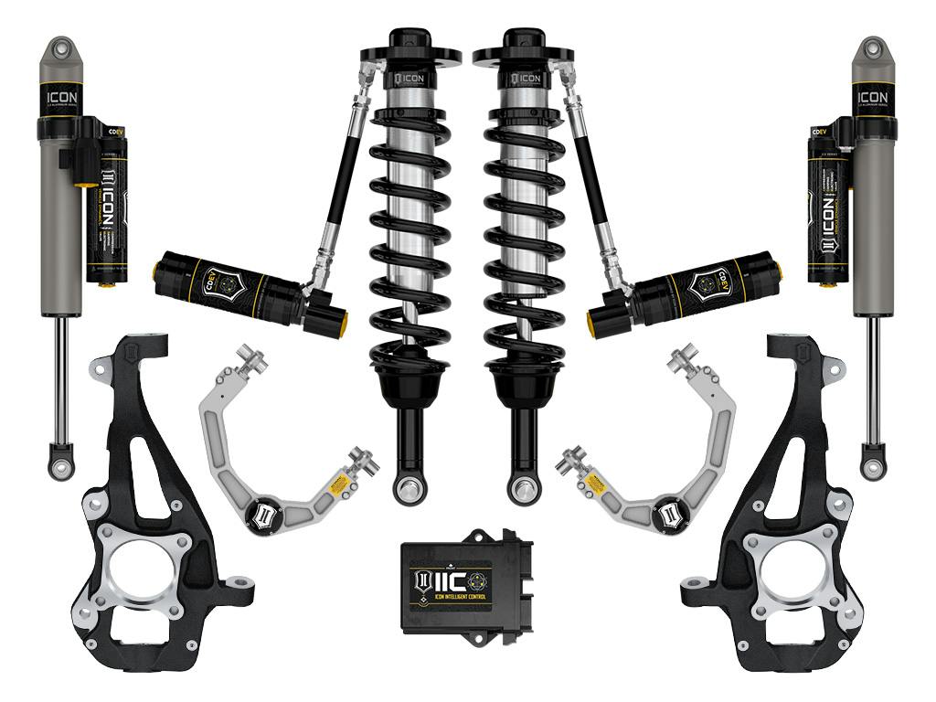ICON Vehicle Dynamics K93145 21-26 FORD F150 4WD 3.5-4.5" STAGE 5 SUSPENSION SYSTEM W BILLET UCA