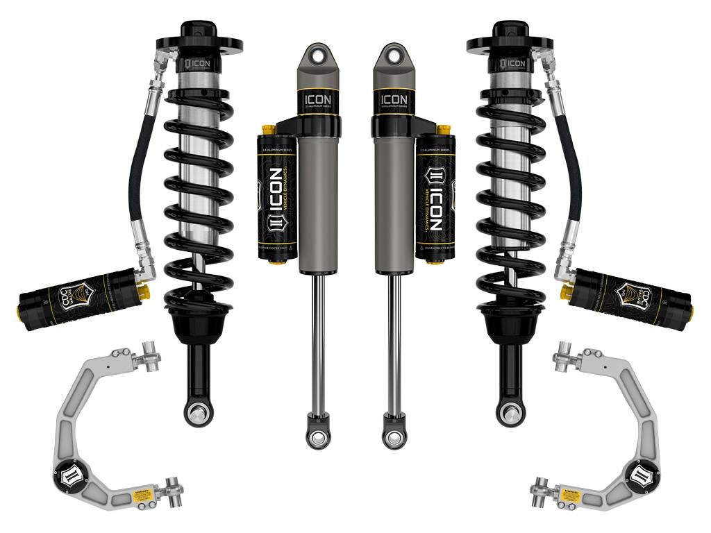 ICON Vehicle Dynamics K93164 21-26 FORD F150 TREMOR 2.5-3" STAGE 4 SUSPENSION SYSTEM BILLET CDCV