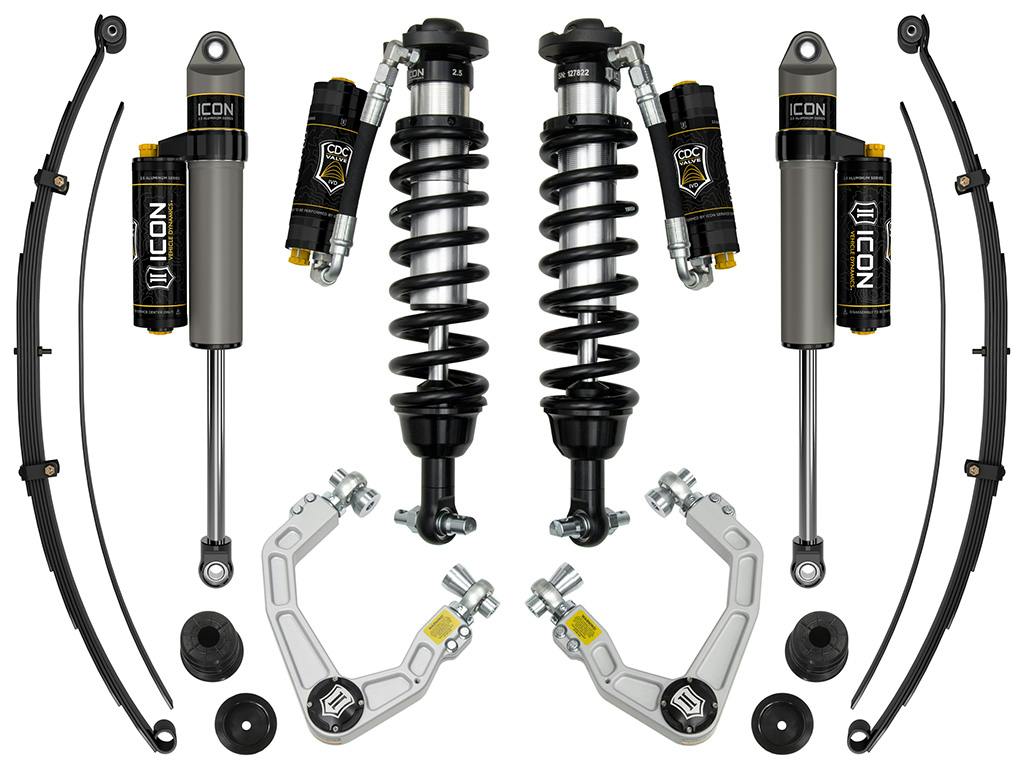 ICON Vehicle Dynamics K93208A 19-21 FORD RANGER 0-3.5" STAGE 8 SUSPENSION SYSTEM W BILLET UCA AL KNUCKLE