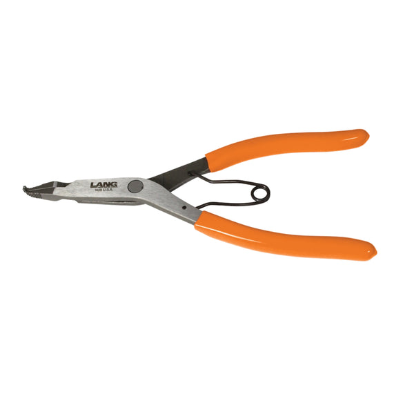 9IN Bent Tip Lock Ring Pliers
