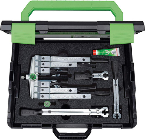 Universal 2 and 3 arm puller set with narrow quick adjusting hooks (8-in-1 Set)