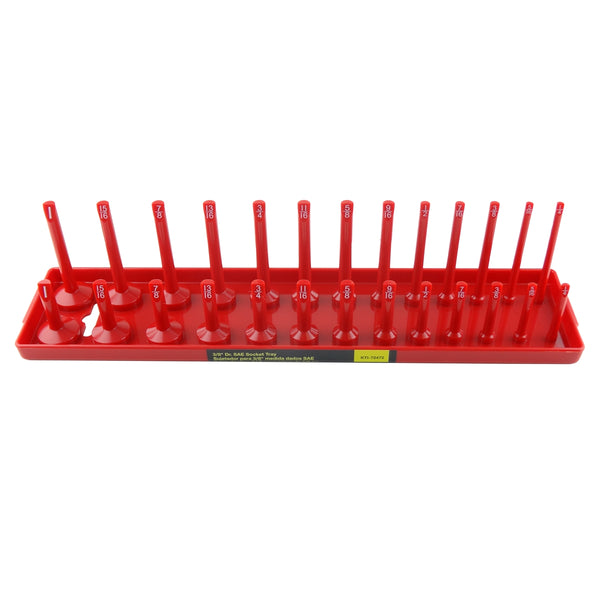 3/8" Drive SAE Socket Holder, Red