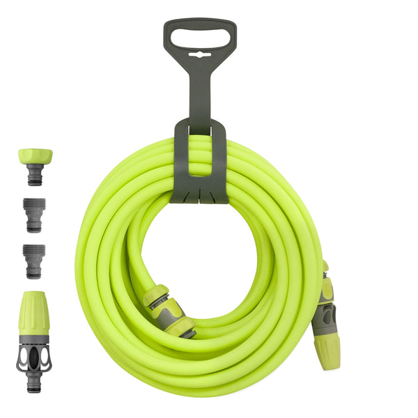 Flexzilla 1/2 x 50 Garden Hose Kit w QD, Nozzle