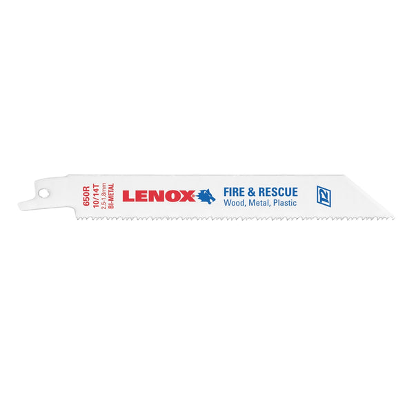 RECIPROCATING SAW BLADES, 650R, BI-METAL, 6" LONG