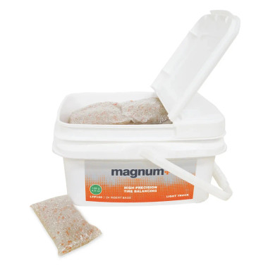 MAGNUM+ LFP150 Fleet tub 24 bags (4.5 oz) Tire Balancing Beads