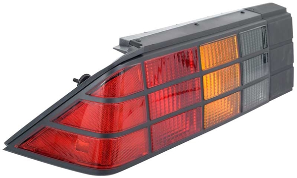 New 1985 - 1992 Camaro Tail Light Lens and Housing Assembly Grid Style for RS, STD, Z28 or IROC, Left Hand