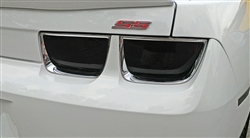 2010 - 2013 Camaro Blackout Covers Set, Tail Lights, Carbon Fiber Finish, 4 Pieces