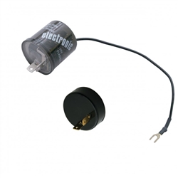 Camaro Turn Signal and 4-Way Hazard 2 Prong LED Flasher for Upgrading to LED Lighting, with Polarity Reversing Adapter