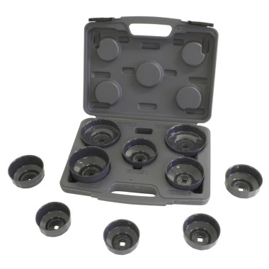 Lisle 61450 H.D. End Cap Wrench Set, 10 Pc.