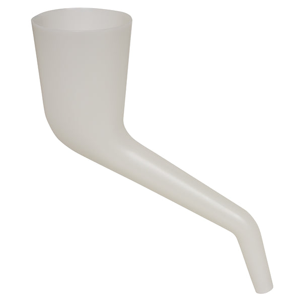 10" Tall Translucent Right Angle Funnel LIS17232
