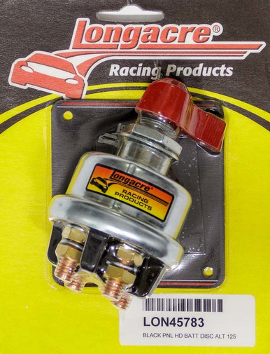 Longacre Battery Disc. Switch HD 4 Post Altn. 125 Amps 52-45783
