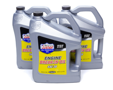 Lucas Oil SAE 30 Break-In Oil Case 3 x 5 Quart Bottle 10631