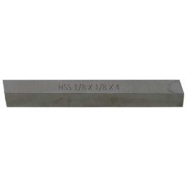 Magnum HSS Square Tool Bit Blank, 1/8" x 4" - BHSS184