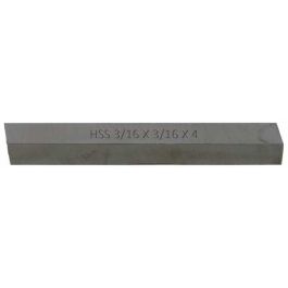 Magnum HSS Square Tool Bit Blank, 3/16" x 4" - BHSS3164
