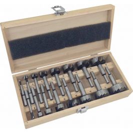 Magnum 16pc Forstner Bit Set with Wooden Box - FBSET16