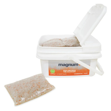 MAGNUM+ MFP500 Fleet tub 12 bags (16 oz) Tire Balancing Beads