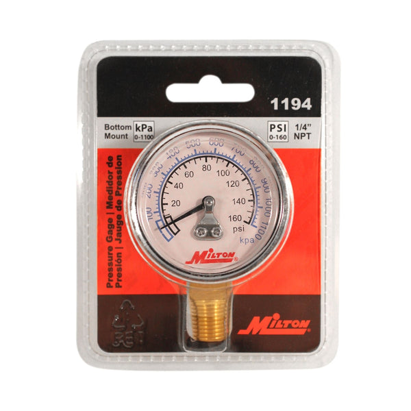 1/4" NPT Pressure Gage