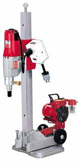 Diamond Coring Rig with Small Vacuum Base - This product is discontinued.