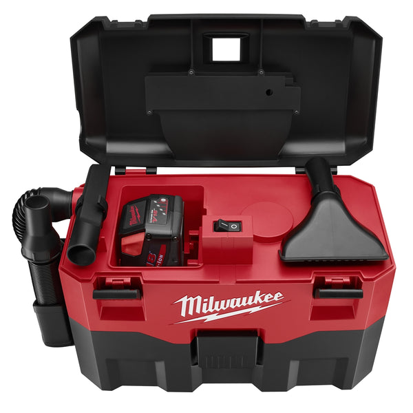 M18 2-Gallon Wet / Dry Vacuum w/ 6 ft. Hose, Crevice Tool, Utility Nozzle (Bare Tool)