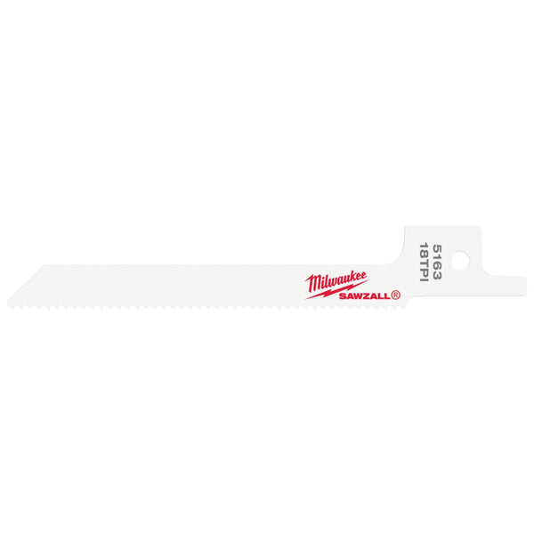 Milwaukee 5-Pack of 3-5/8 in. with 18 TPI SUPER SAWZALL Blades