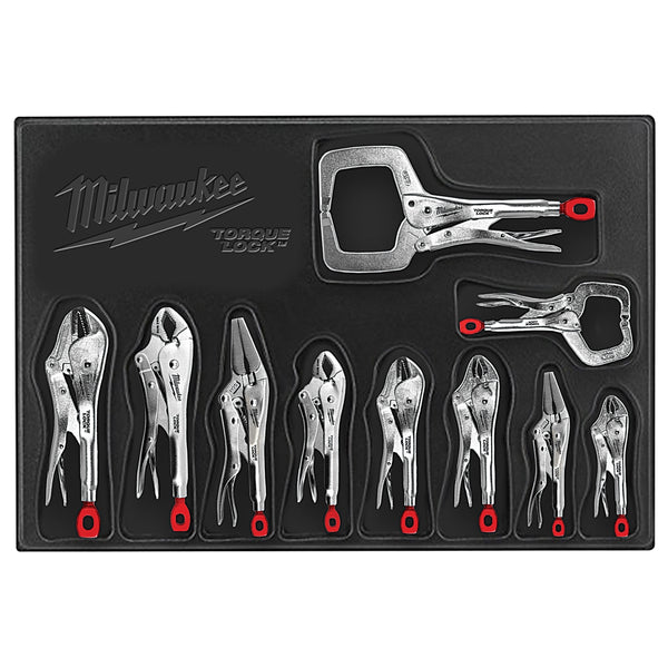 10-Piece TORQUE LOCK Curved Jaw Pliers Kit