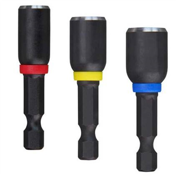 Milwaukee 3-Piece Shockwave 1-7/8 in. Magnetic Nut Driver Set