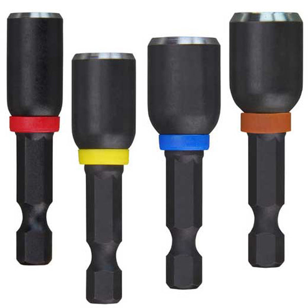 Milwaukee 4-Piece SHOCKWAVE 1-7/8 in. Magnetic Nut Driver Set