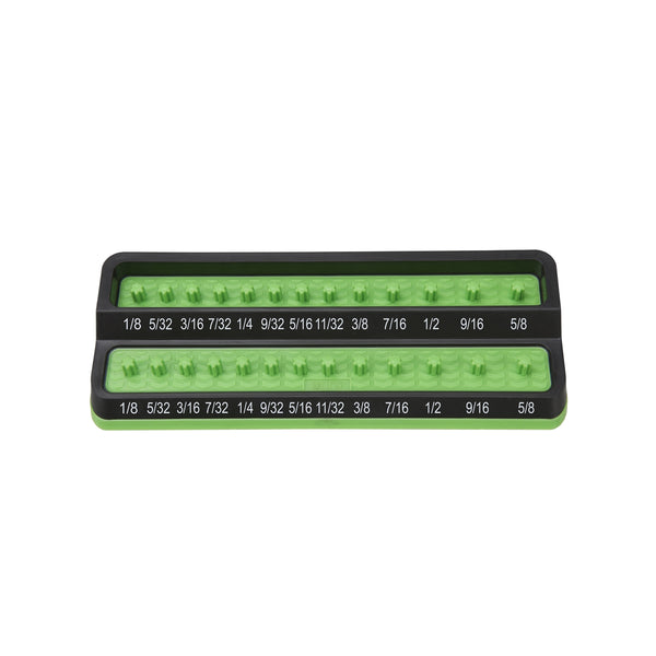 1/4 in. Fractional SAE Peg Socket Holder, Green