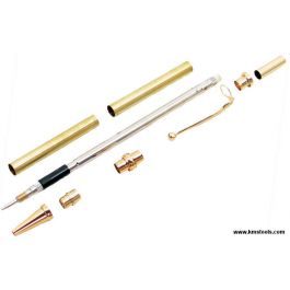 MaxWood Slimline Mechanical Pencil Turning Kit - Gold Finish