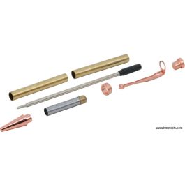 MaxWood Slimline Pen Turning Kit - Twist - Copper Finish