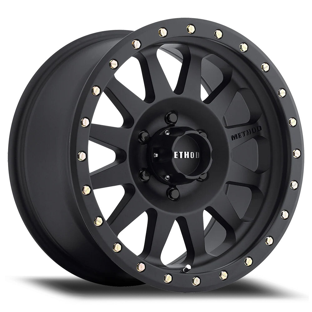 Method Race Wheels Standard Series MR304 Wheel in Black for 21-26 Ford Bronco & 05-26 Toyota Tacoma