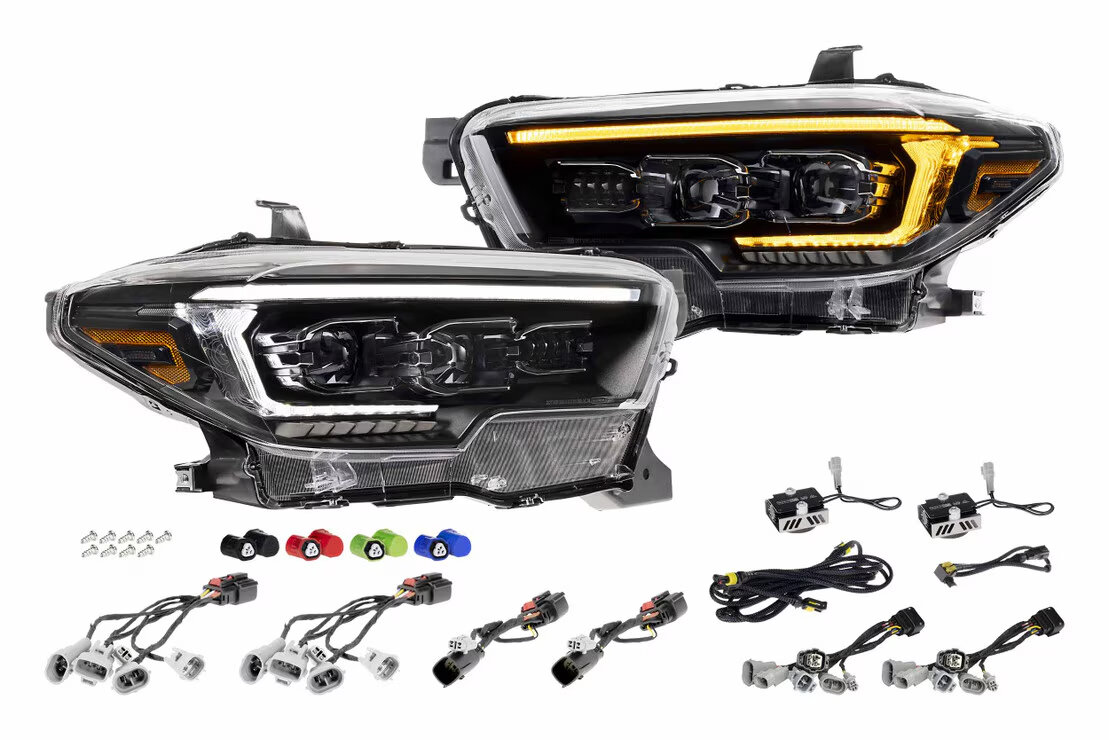 Morimoto LF2-530 XB Evo Headlights for 16-23 Toyota Tacoma