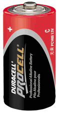 C 1.5 Volt Duracell-PC1400 12-Pack Procell-Alkaline Battery