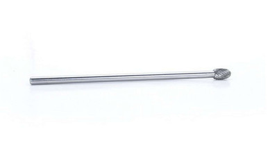 Carbide Burr - Dbl Cut Solid 3/8 Oval w/6in Shk POW353606