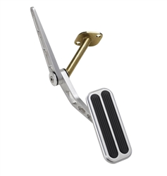 Lokar 1967 - 1969 Camaro Brushed Billet Aluminum Throttle Pedal Assembly