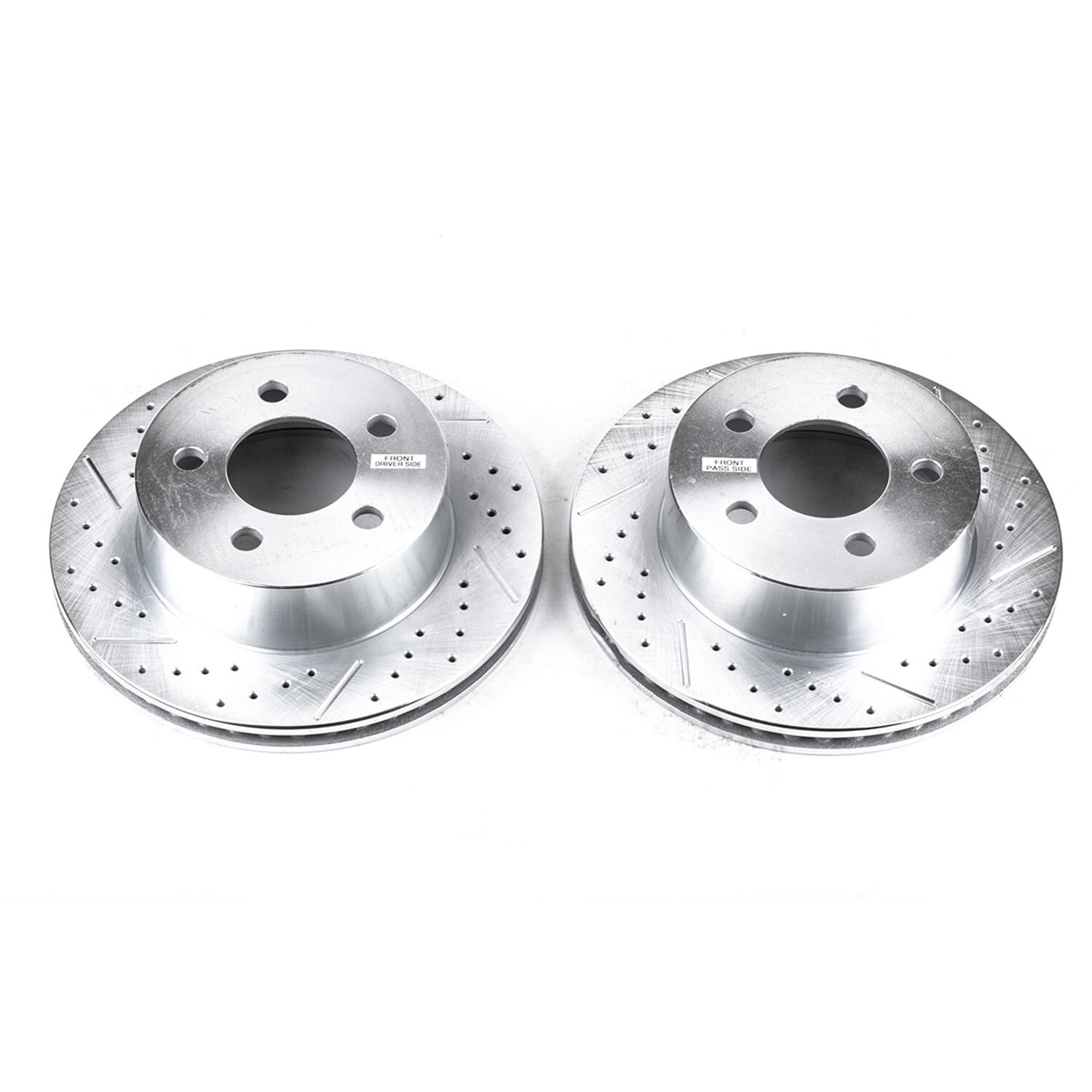 PowerStop Evolution Drilled, Slotted & Zinc Plated for 99-06 Jeep Wrangler TJ & 99-01 Cherokee XJ