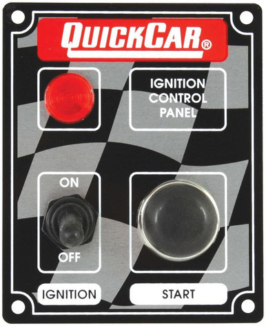QuickCar Ignition Panel with Light 3-3/8 x 4-1/4 inches 50-052