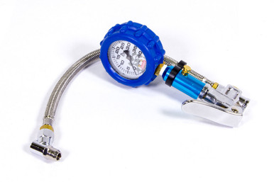 QuickCar Tire Inflator 0-40 PSI Dry 2-1/2" Gauge 14" Hose 45° Chuck QRP56-240