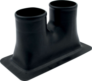 QuickCar Racing Products Black Dual Bumper Duct 3" Tube 60-009