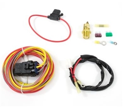 Pro Series Electric Fan Relay Kit, 165 - 185 Degree Switch for Single Fan Set-up