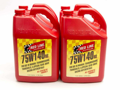Redline 75W140NS GL-5 Gear Oil Case 4x1 Gallon 57105 CASE/12
