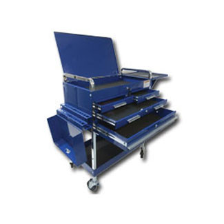 Deluxe Service Cart - Blue