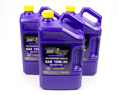 Royal Purple 10w30 Multi-Grade SAE Oil 3x5qt Bottles 53130