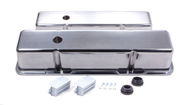 SBC Alum Tall V/C Plain Polished R6130-2
