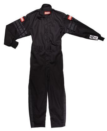 Racequip Black Suit Single Layer Kids XX-Large Black Trim 1959997