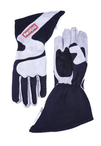 Racequip Gloves Outseam Black/ Gray X-Large SFI-5 359606