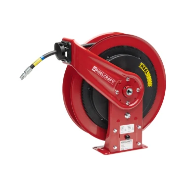Reelcraft RS7650 OMP 3/8 in. x 50 ft. REELSAFE Controlled Return Hose Reel