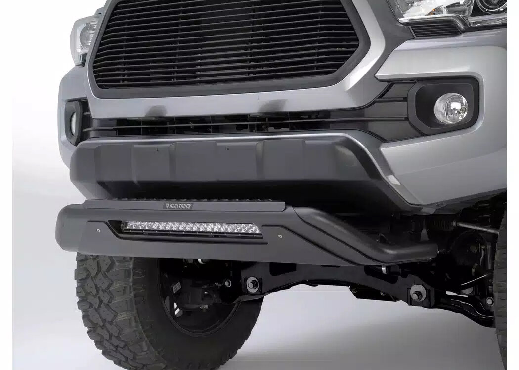 RealTruck Go Rhino RC3 LR Grille Guard Skid Plate for 16-23 Toyota Tacoma