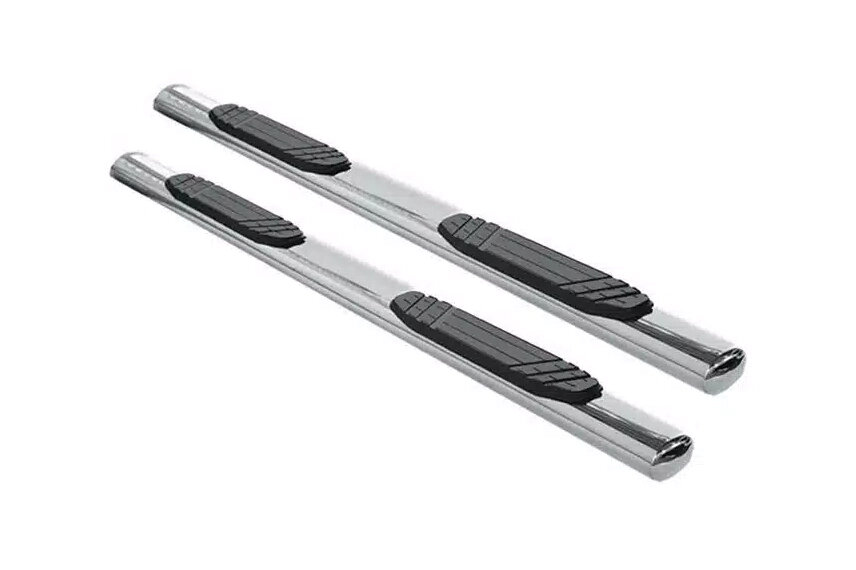 RealTruck Go Rhino 684442987PS 4" OE Xteme Side Step in Polished for 05-23 Toyota Tacoma Double Cab